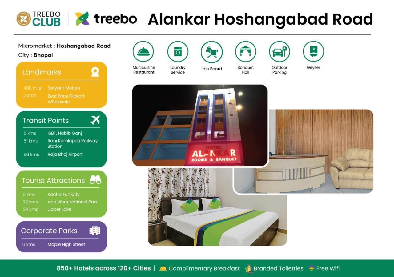 Treebo Alankar Hoshangabad Road Бопал Екстериор снимка